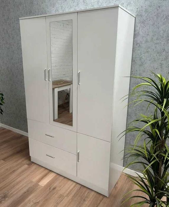 Roupeiro branco de 3 portas - envio grátis - Promoção