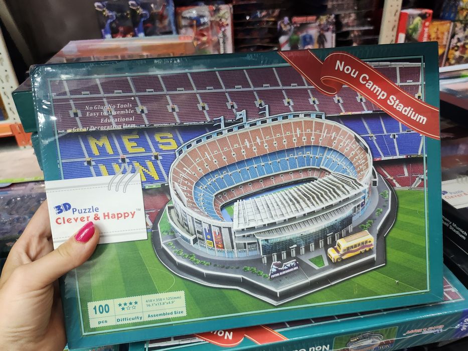 Puzzle 3D Stadion Camp Nou FC Barcelona 100 el. | Nowe