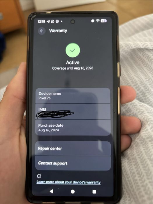 Google Pixel 7A como novo