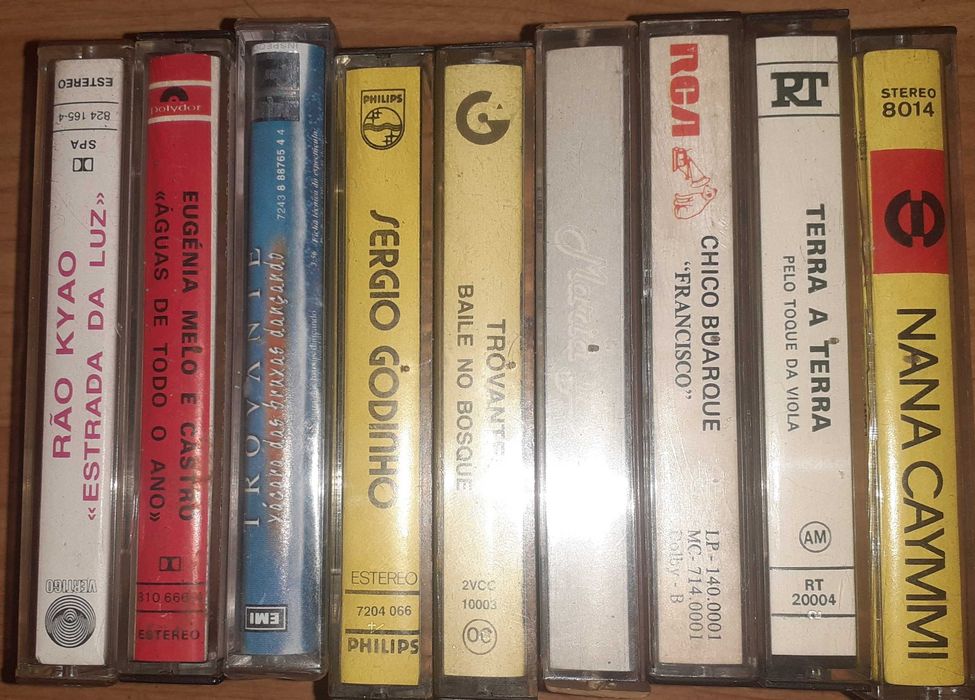 Lote de cassetes.Musica Portuguesa e Brasil