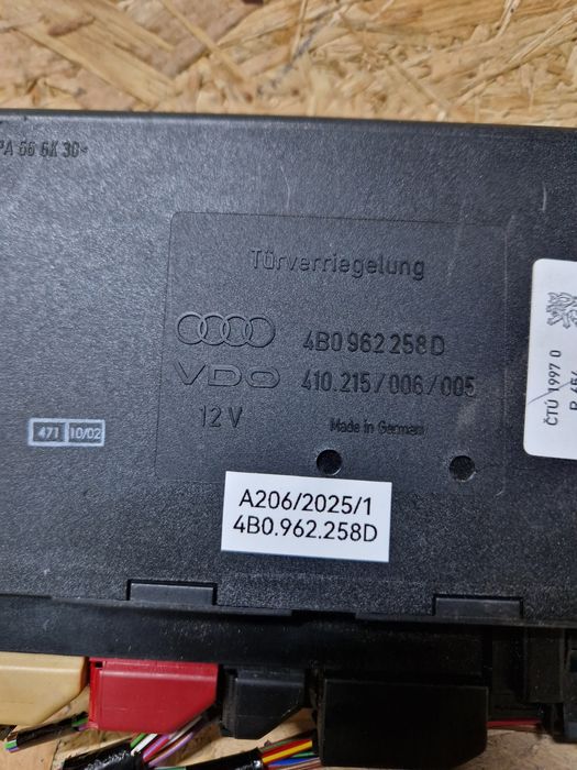 Moduł komfortu Audi A6 C5 4B0.962.258D