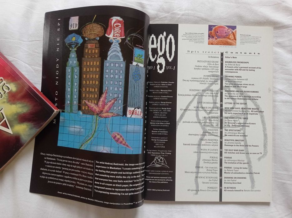 magazyn Ego czerwiec 1992 Dudziński Kraków Magazyn Centryków unikat