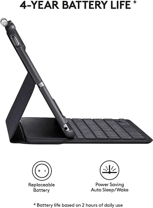 Чохол-клавіатура для планшета Logitech SLIM FOLIO Apple IPad (5th,6th)