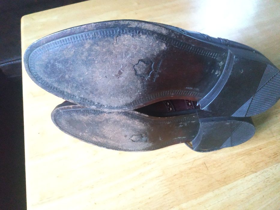 Кожаные туфли оксфорды броги Marks & Spenser p.41