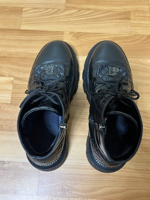 Демесезоні шкіряні  ботинки