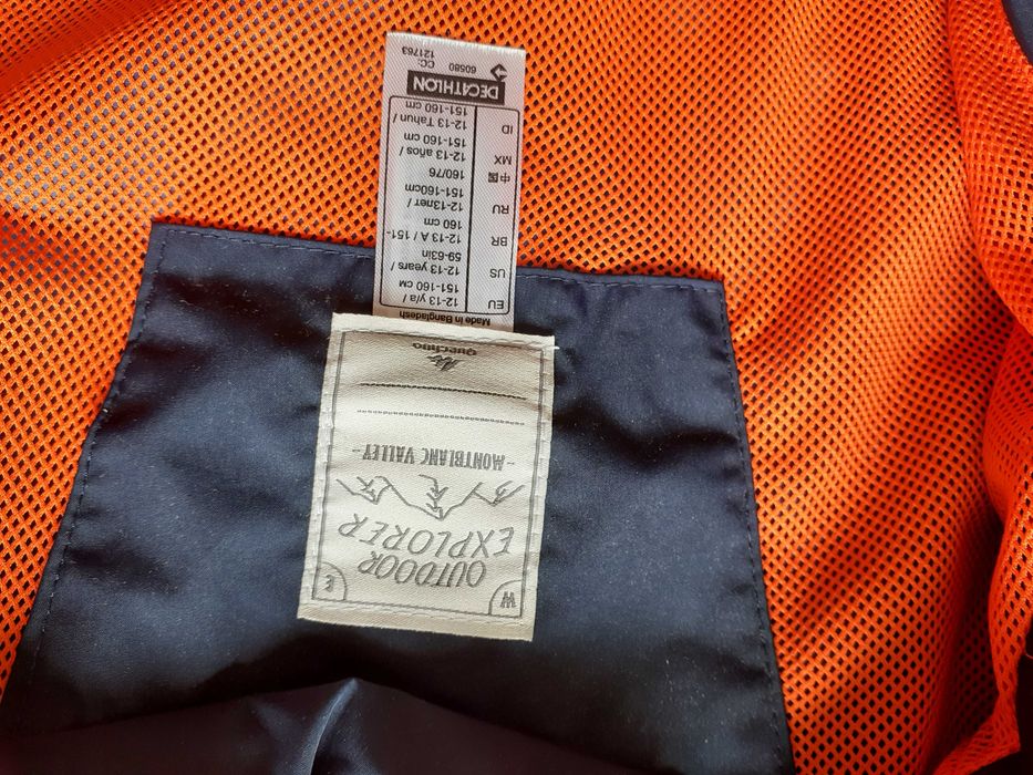 Kurtka przeciwdeszczowa DECATHLON rozm. 152/158