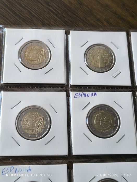 Moedas de 2 euros