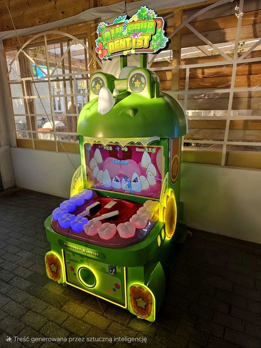 Automat rozrywkowy zarobkowy"Mycie zebow"sala zabaw salon gier