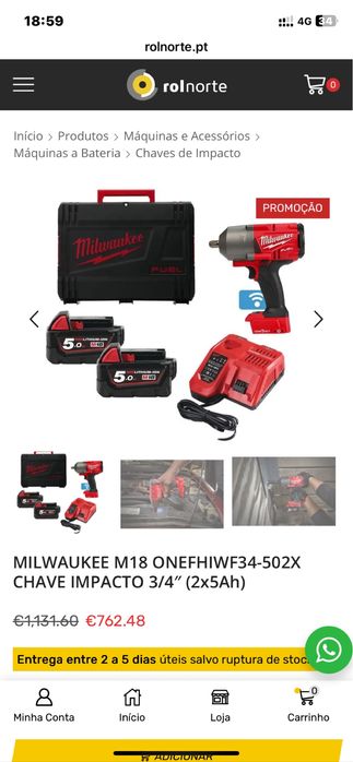 Chave de impacto milwauki M18