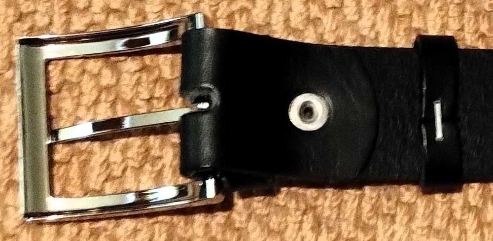 Cinto Pele Preto 1,10mts Unisexo