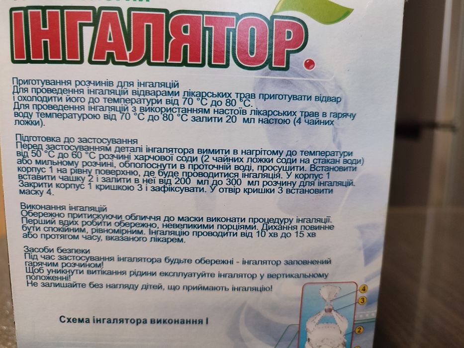 Ингалятор тепловлажный