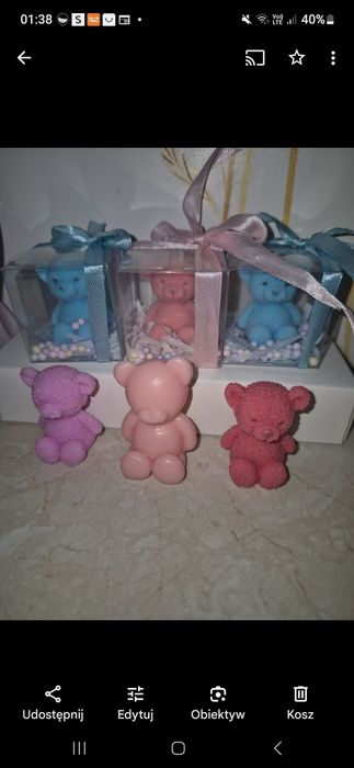 Baby shower podziękowania dla gości