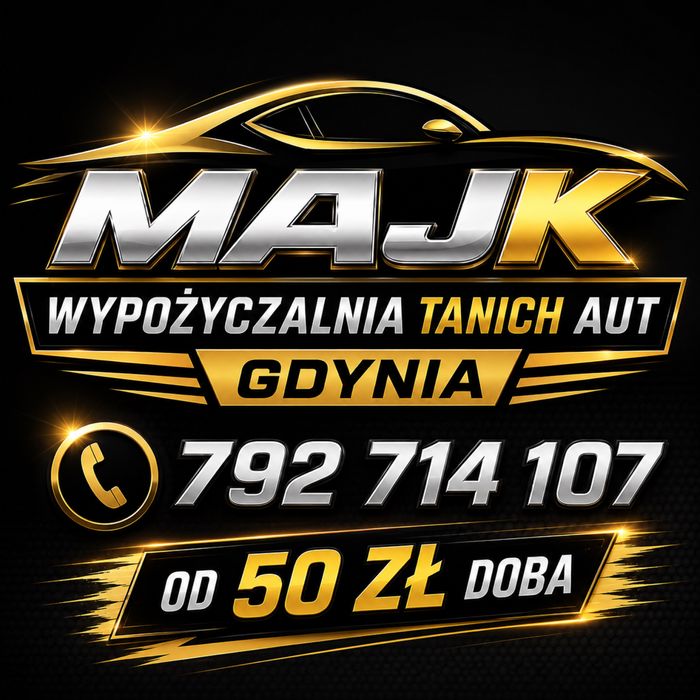 MAJK Wypożyczalnia Tanich Aut Trójmiasto TANIO