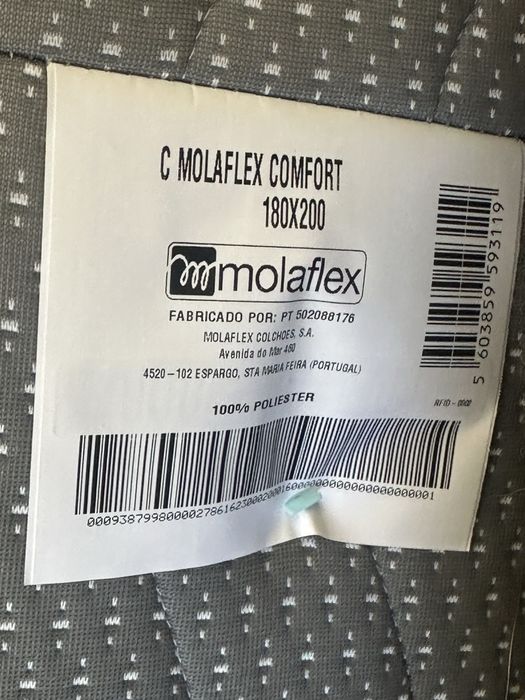 Colchão Molaflex Essential Comfort com garantia. 1.80m x 2m