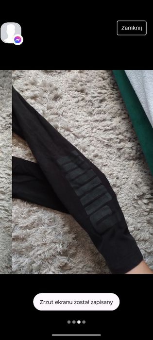 Legginsy czarne puma