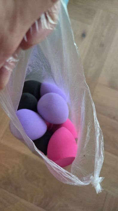 Gąbki do makijażu 10 sztuk - Nowe