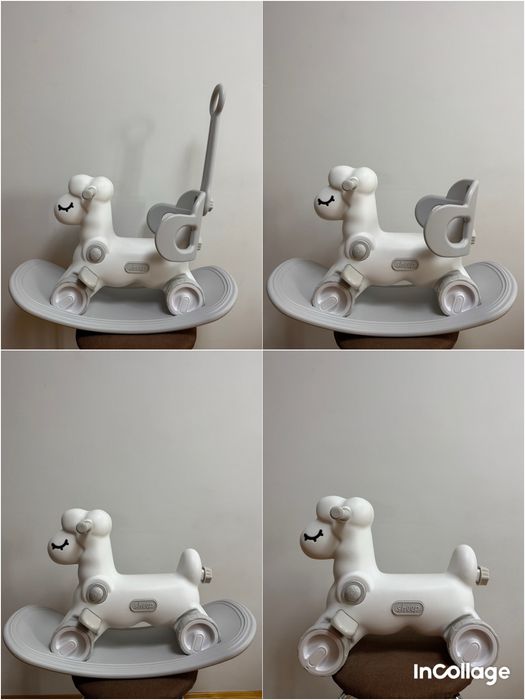 Коник-гойдалка 3в1 Terrio “Sheepy” Сірий