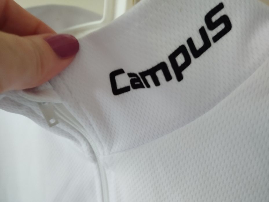 Koszulka rowerowa kolarska campus XL biała