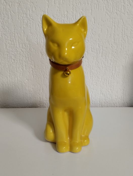 Gato amarelo com guizo
