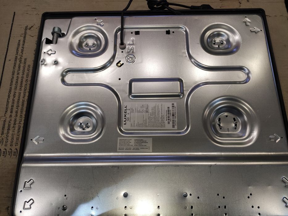 Варочная поверхность газовая LUXELL черная матовая Турция