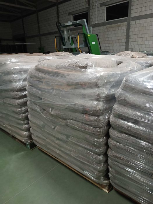 Pellet z łuski gryki 6mm worki 15 kg