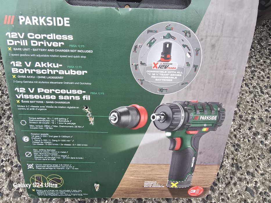 Aparafusadora Parkside 12V