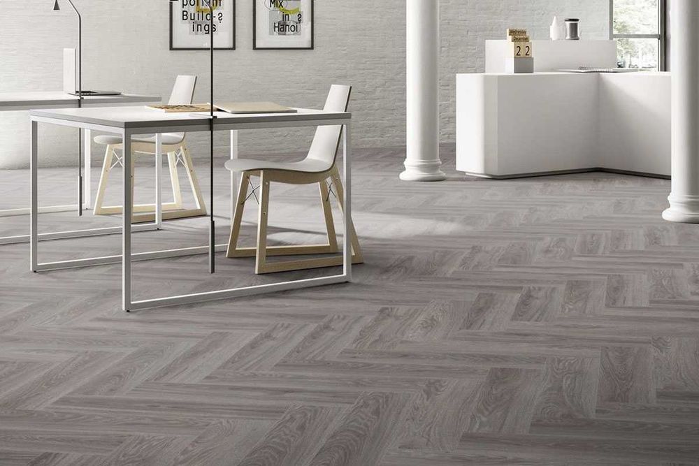 Panele winylowe jodełka Moods Blackjack Oak obiektowe