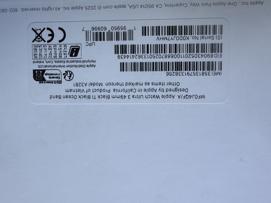 WATCH ULTRA 3 apple