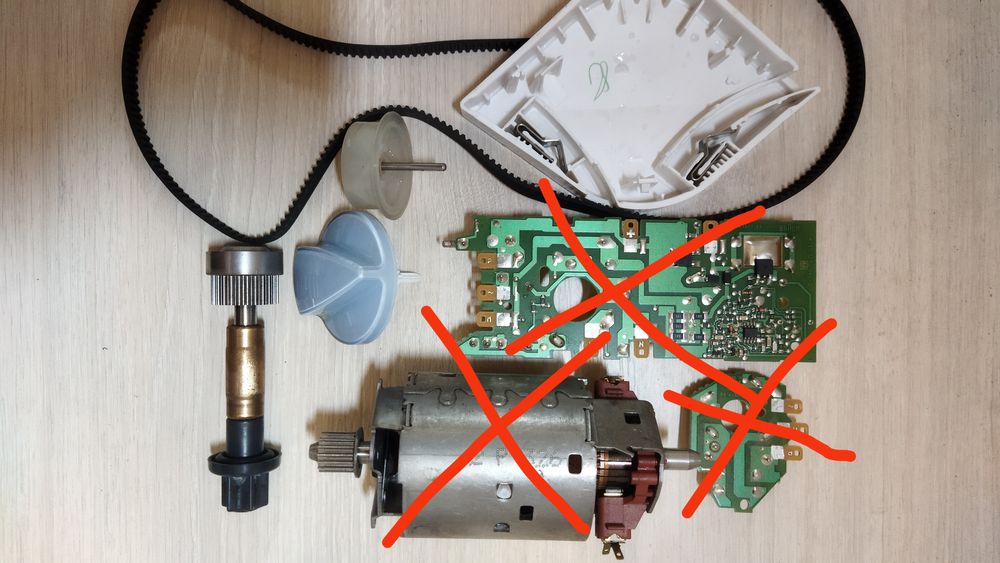 Кухонний комбайн Braun K700 по запчастинах