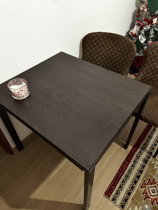 Mesa de Jantar Extensível Castanha