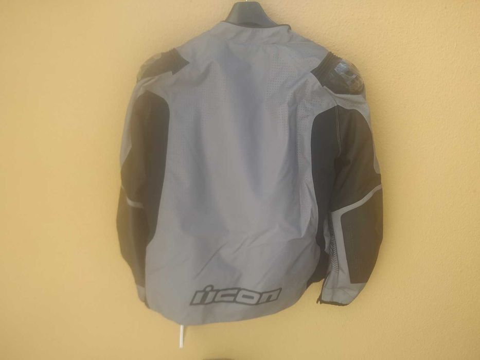 Blusão para mota em nylon/cordura ICON Overlord SB2 CE Prime