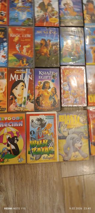 Bajki Vhs , 27 kaset