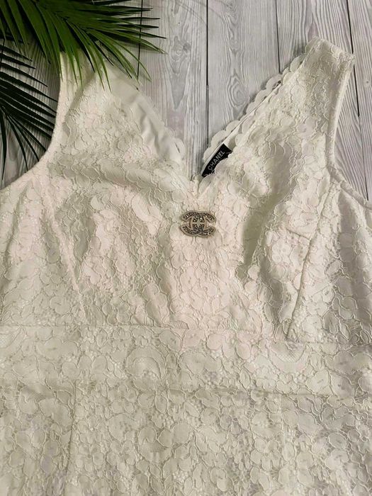 Платье белое Chanel айвори свадебное