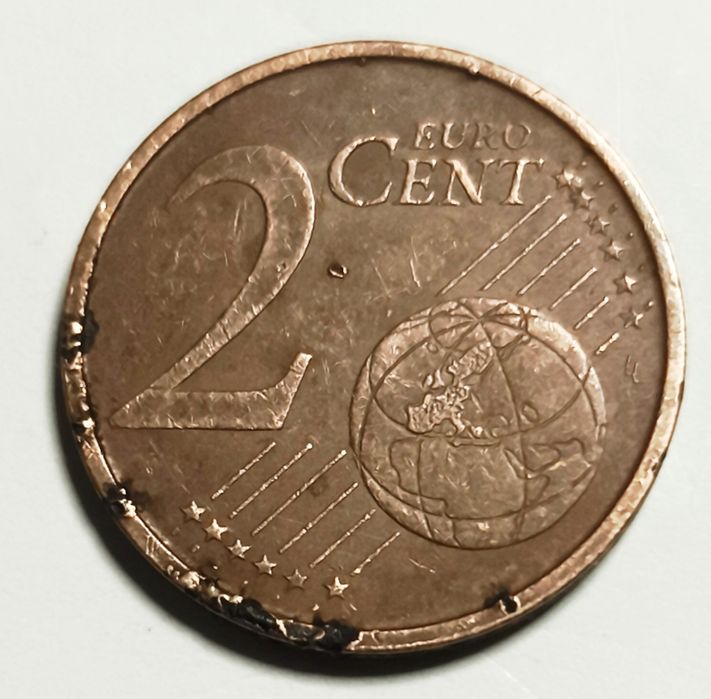 Moeda Espanha 2 cêntimos de euro