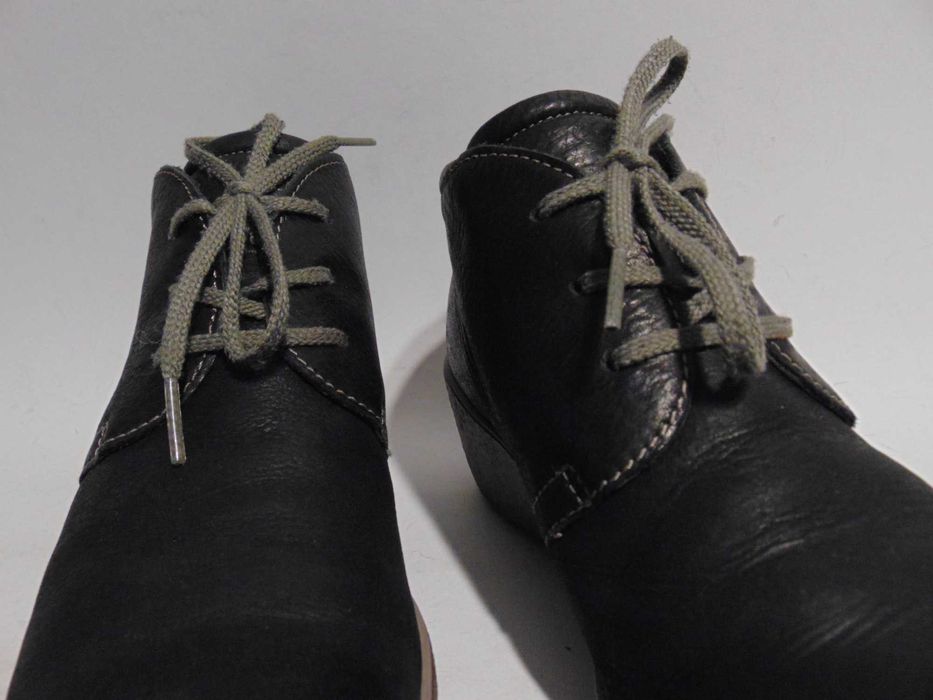 Ecco - botki skóra naturalna  38/24 cm