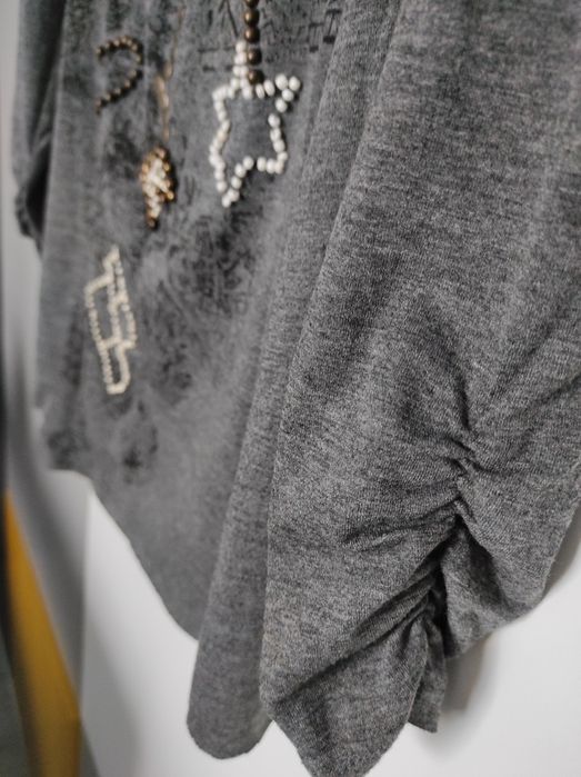 Tunika, sukienka, pięknie zdobiona,