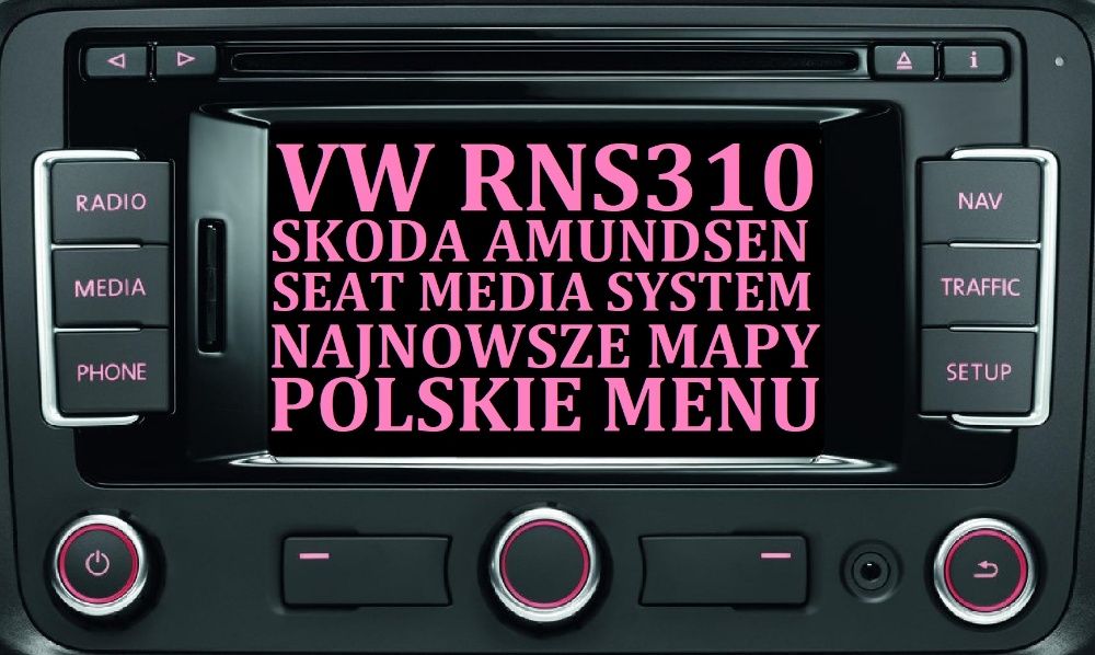 Mapy 2020/2021 V12 RNS310 Amundsen Media System Polskie menu lektor