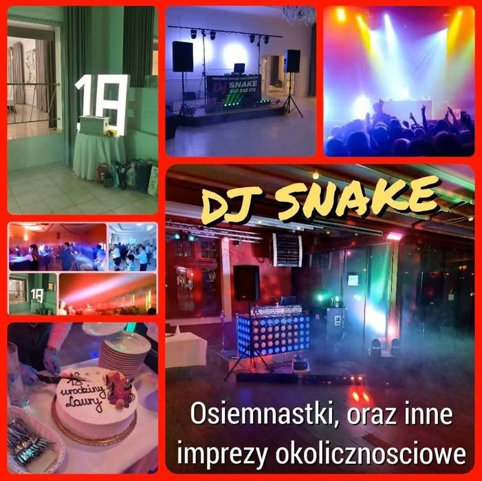 DJ SNAKE - Dj na Twoja imprezę, urodziny, Sylwester, Osiemnastki, rocznice