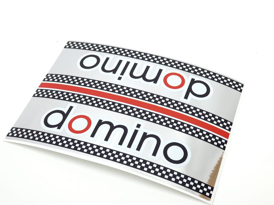 NOWA Naklejka Romet FSM Domino na ramę emblemat napis logo PRL