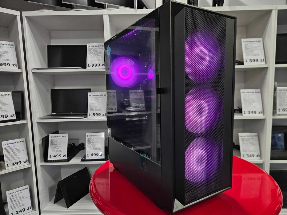 OD RĘKI Nowy Komputer Gamingowy i5 16GB 512GB RTX 3050 Win11 FV23% GW