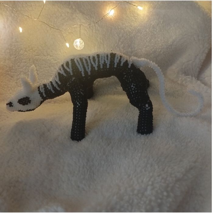 Амігурумі з бісеру ручної роботи дракон