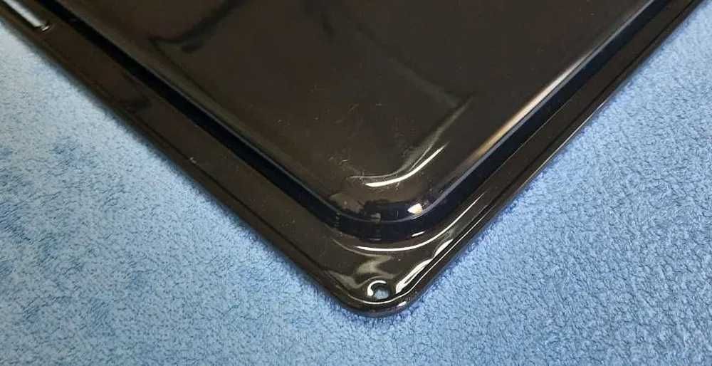 Blacha płytka, czarna do piekarnika Siemens.