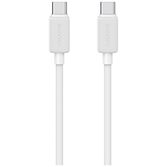 Kabel USAMS KY Series US-SJ696 60W USB-C do USB-C 2m biały