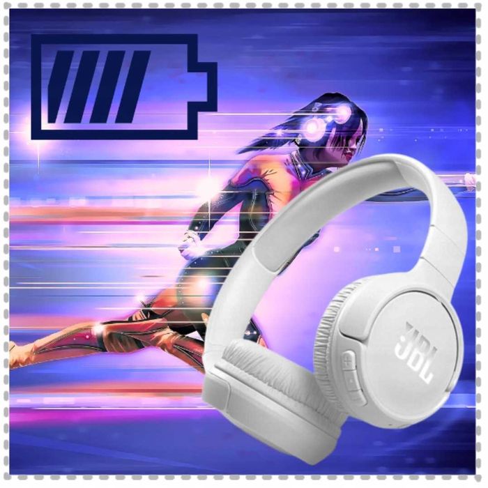 JBL tune 520bt białe słuchawki bluetooth pure bass 57h gratis