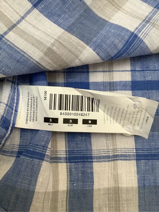 Camisa de linho Adolfo Dominguez