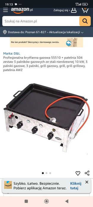 Grill gazowy nowy