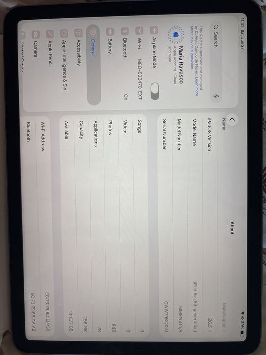 ipad air 5 generacion