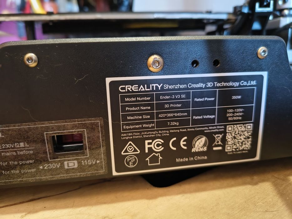 Drukarka 3d creality ender 3 v3se