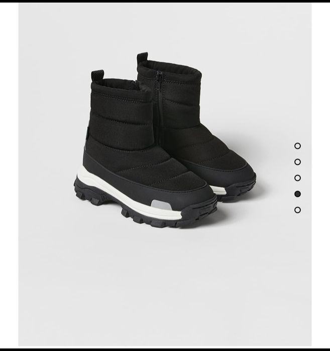 Сапожки термо Zara р 33 и 34  б/у