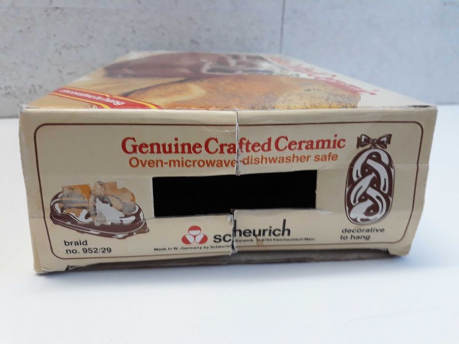 Retro forma ceramiczna do pieczenia ciasta